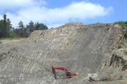 Kamieniołom piaskowców i łupków w Bysinie